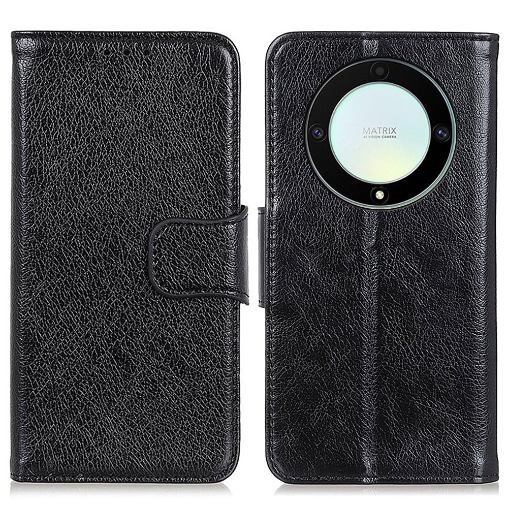 For Honor X9a 5G X40 5G Magic5 Lite 5G Split Leather Case Nappa Texture Stand Wallet Magnetic Clasp Phone Cover For Honor X9a 5G X40 5G Magic5 Lite 5G Split Leather Case Nappa Texture Stand Wallet Magnetic Clasp Phone Cover